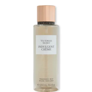 Botella de body mist Victoria's Secret Indulgent Crème de 250 ml sobre fondo blanco.