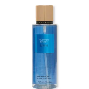 Botella de body mist Victoria's Secret Rush de 250 ml sobre fondo blanco.